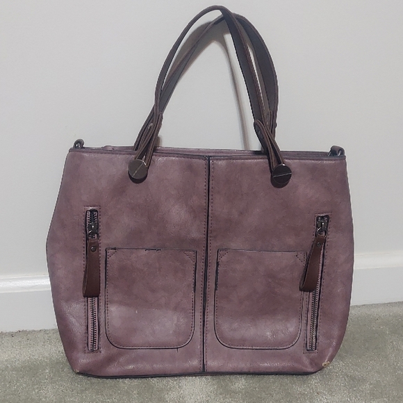 CocoPeaunts Handbags - Elegant Purple Women's Tote Bag